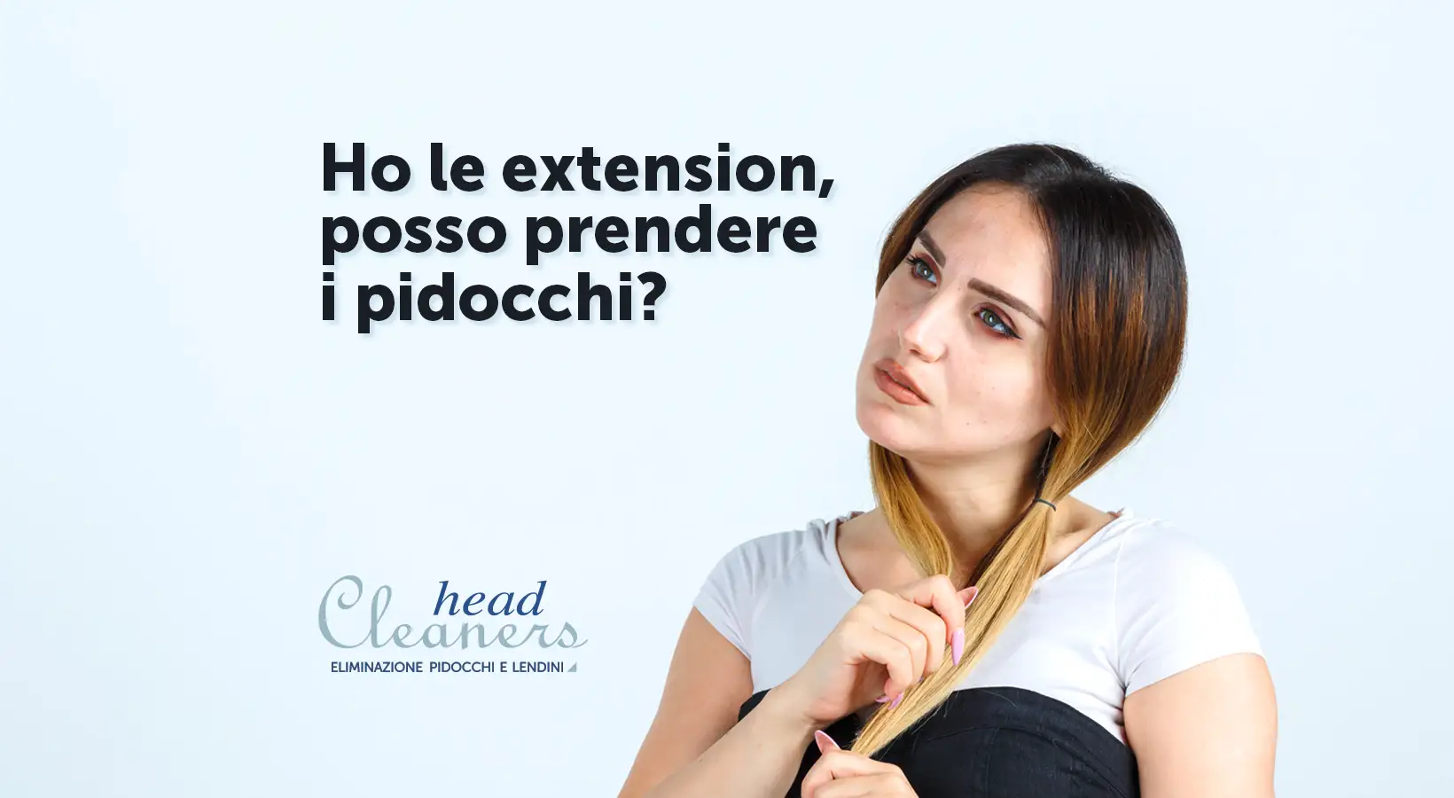 I pidocchi possono andare sulle extension?